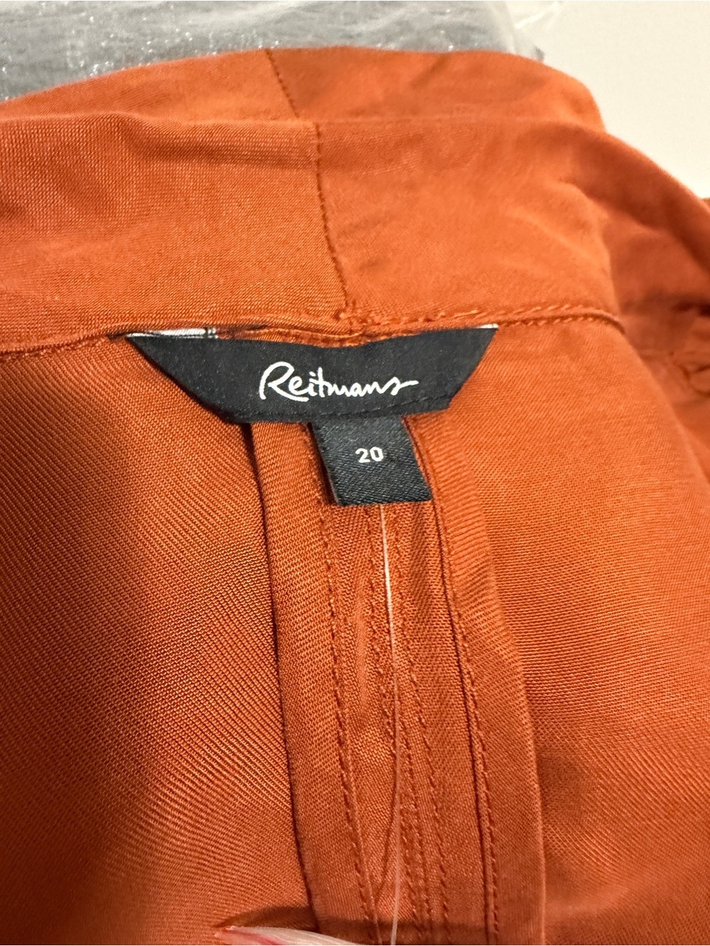 Reitman's Open Front Jacket Rust Orange - Picture 4 of 11